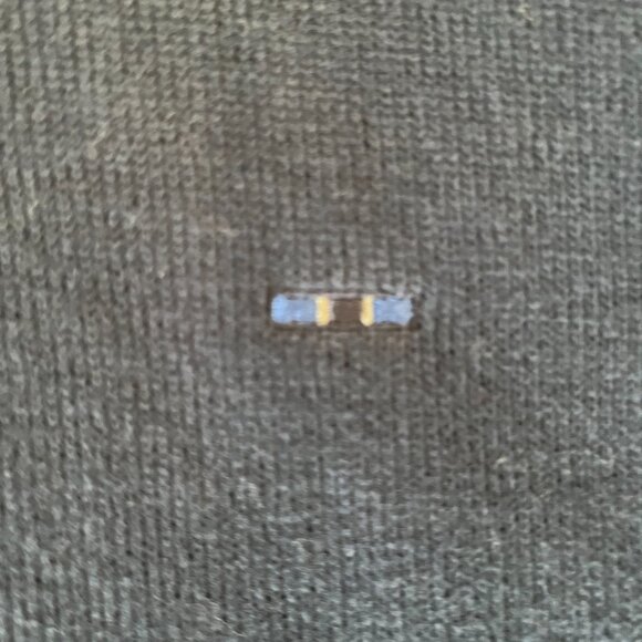 Alexander Julian Colours Men's Lg Sleeve Pullover Sweater Sz L Blue 100% Cotton - Picture 6 of 7